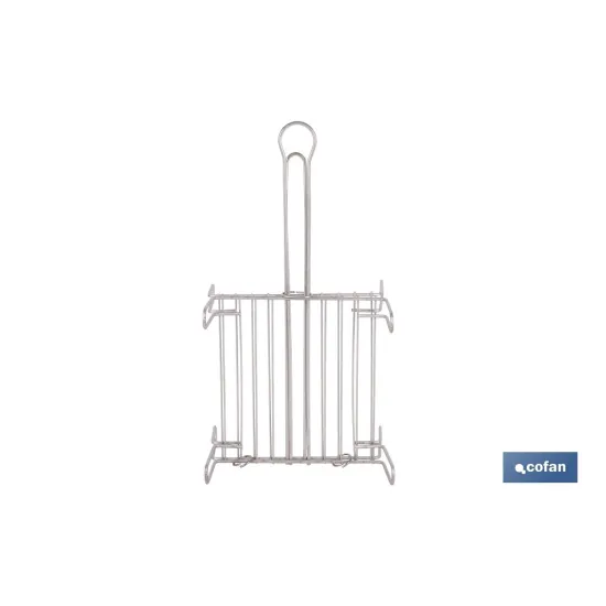 PARRILLA DOBLE INOX 400 X 400MM