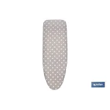 FUNDA ACOLCHADA PARA TABLA DE PLANCHAR 135 X 53 CM  LUNARES