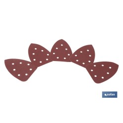 HOJA DE LIJADO LIJADORA MOUSE 7 AGUJEROS 100 X 140 MM G. 80