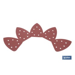 HOJA DE LIJADO LIJADORA MOUSE 7 AGUJEROS 100 X 140 MM G. 120
