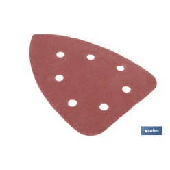 HOJA DE LIJADO LIJADORA MOUSE 7 AGUJEROS 100 X 140 MM G. 120