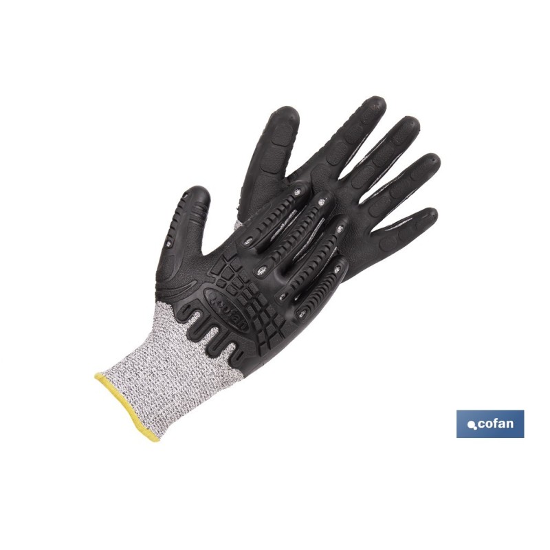 GUANTE PROTECTION 360 TPE ANTIIMPACTO Y ANTICORTE TALLA 8 VENTA UNITARIA