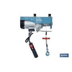 POLIPASTO ELÉCTRICO 1800 W 600/1200 KG ELEVACIÓN 10/20 M