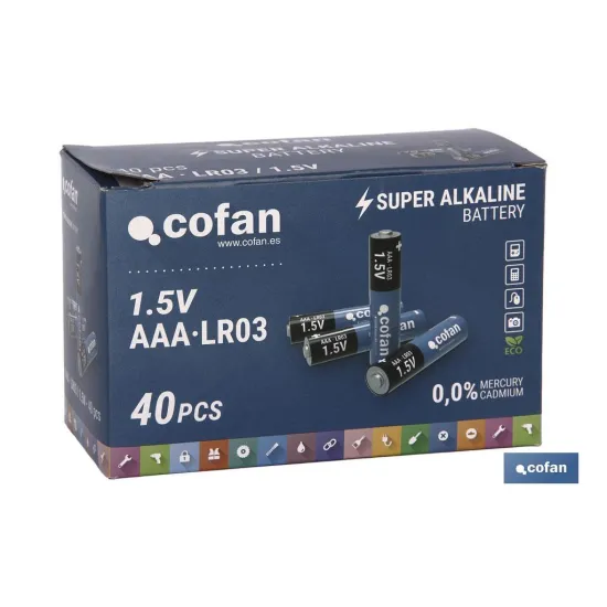 BLÍSTER DE 4 PILAS ALCALINAS PLUS LR03/AAA VENTA UNITARIA