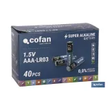 BLÍSTER DE 4 PILAS ALCALINAS PLUS LR03/AAA VENTA UNITARIA