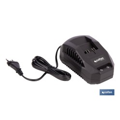 PACK CARGADOR 20 V 2.4 A Y BATERÍA LI-ION 20 V 2.0AH