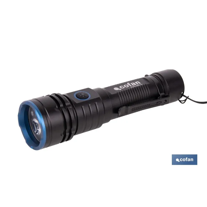 LINTERNA HIGH POWER LED DE 2000 LM CON 5 FUNCIONES Ø 40 X 148 MM
