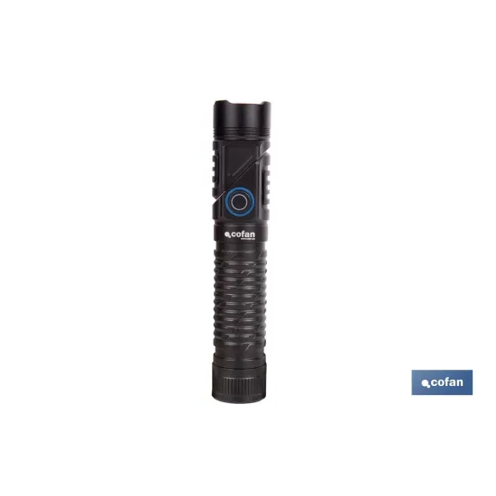 LINTERNA HIGH POWER LED 1200 LM PLEGABLE CON 5 FUNCIONES Ø25 X 132 MM