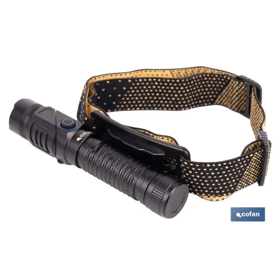 LINTERNA HIGH POWER LED 1200 LM PLEGABLE CON 5 FUNCIONES Ø25 X 132 MM