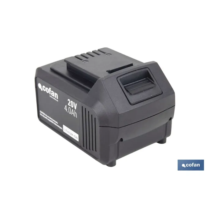BATERÍA RECARGABLE Li-ion 20 V 4.0Ah