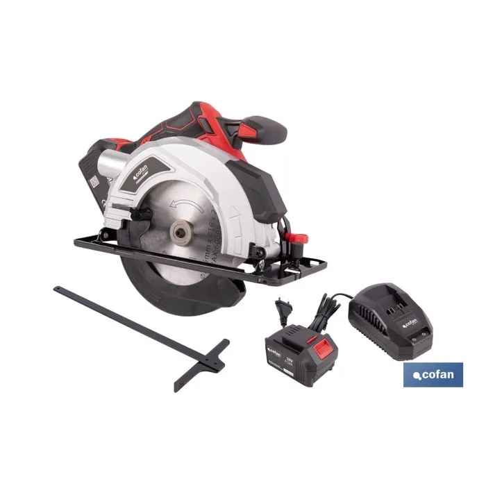 SIERRA CIRCULAR A BATERÍA Li-ion 20 V Ø185 MM