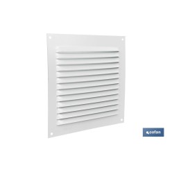 REJILLA DE VENTILACIÓN ALUMINIO BLANCO 15 X 15 CM venta unitaria