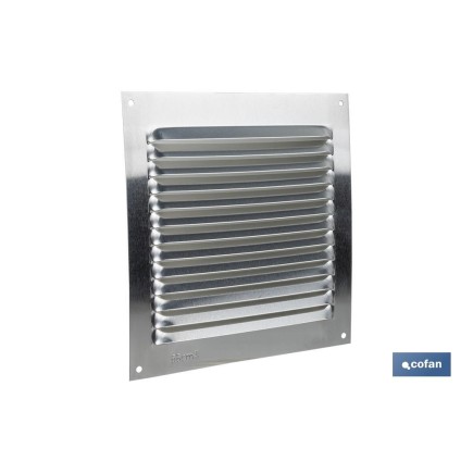 REJILLA DE VENTILACIÓN ALUMINIO 15 X 15 CM