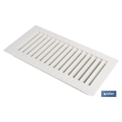 REJILLA DE VENTILACIÓN ABS PARA EMPOTRAR 13 X 26 CM venta unitaria