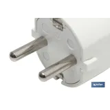 CLAVIJA BIPOLAR BLANCA (16A-250V)