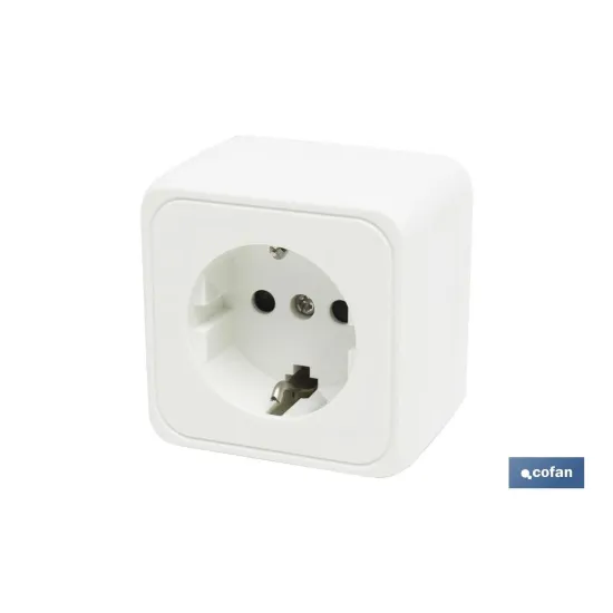 BASE CUADRADA SUPERFICIE +T.T.(16A-250V)