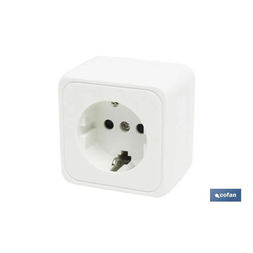 BASE CUADRADA SUPERFICIE +T.T.(16A-250V)