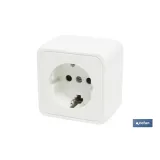 BASE CUADRADA SUPERFICIE +T.T.(16A-250V)