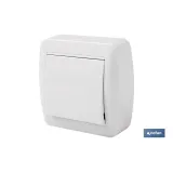 CONMUTADOR-INTERRUPTOR SUPERFICIE MODELO ATLANTIS 10A BLANCO