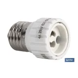 PORTALAMPARAS ADAPTADOR E27 - GU10