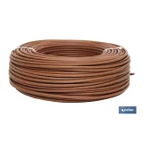 ROLLO CABLE H07V-K 1X2,5MM2 MARRÓN (100M)
