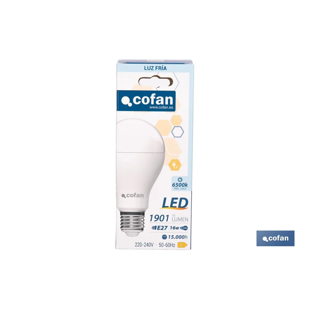 BOMBILLA LED CLASSIC E27 16 W 1901 LM 6500 K