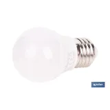 BOMBILLA LED ESFÉRICA E27 6.5 W 806 LM 3000 K