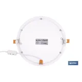 DOWNLIGHT EMPOTRABLE BLANCO SMD 18 W 1800 LM Ø220 MM 3CCT