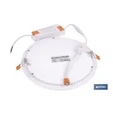 DOWNLIGHT EMPOTRABLE BLANCO SMD 18 W 1800 LM Ø220 MM 3CCT