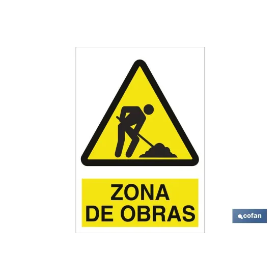 SEÑAL POLIESTIRENO 210X148MM.