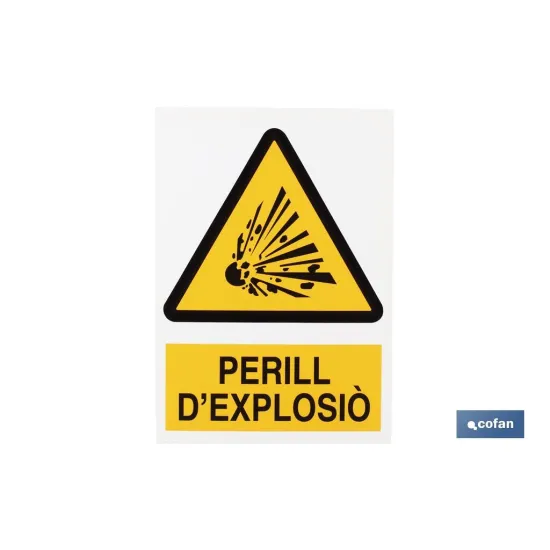 SEÑAL POLIESTIRENO 297X210 MM