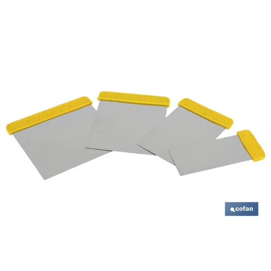 JUEGO DE ESPÁTULAS INOX (6, 8, 10 Y 12)