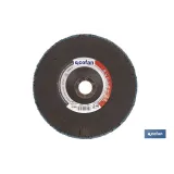 DISCO LAMINADO PROFESIONAL INCLINADO 178 MM. - GRANO 40 ZIRCONIO