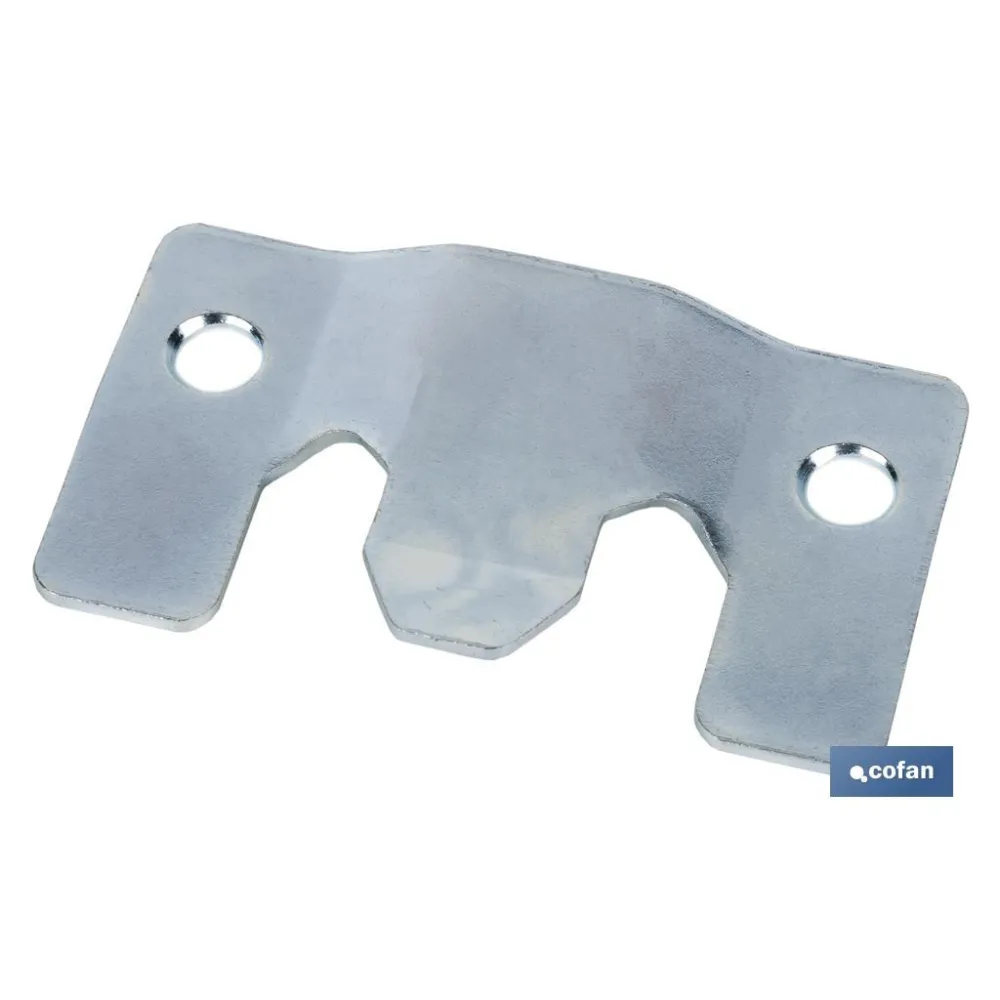 CHAPA ANCLAJE ZINCADA 60 X 35 MM
