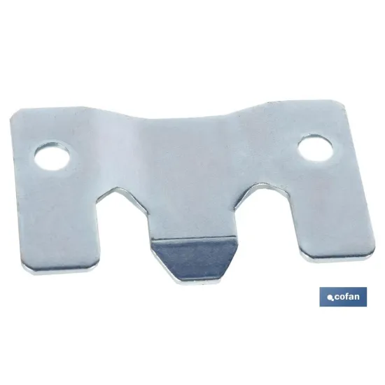 CHAPA ANCLAJE ZINCADA 60 X 35 MM