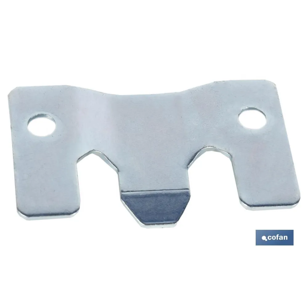 CHAPA ANCLAJE ZINCADA 60 X 35 MM