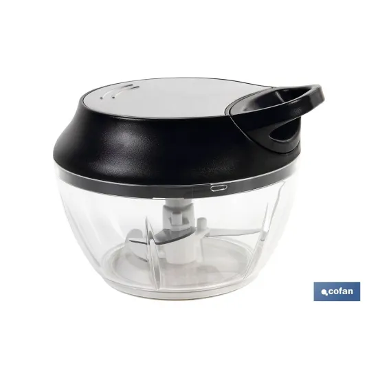 PICADORA MANUAL, TAPA Y ACCESORIO BATIDOR 500 ML