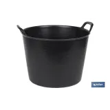 CAPAZO   NEGRO  RECICLADO  42 L   48.5 X 45 X 38 CM