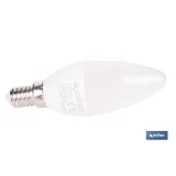 BOMBILLA LED VELA 6.5 W E14  806 LM 3000 K