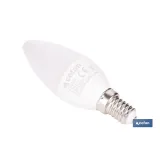 BOMBILLA LED VELA 6.5 W E14  806 LM 3000 K