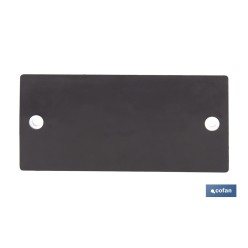 CATADIÓPTRICO RECTANGULAR BLANCO 106 X 50 MM CON AGUJERO SIN TORNILLO