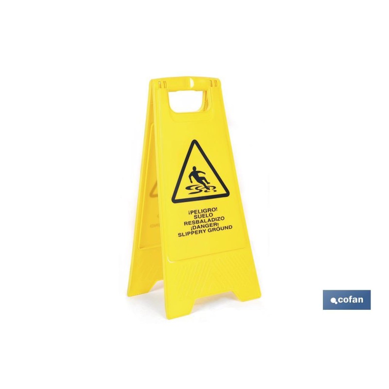 CABALLETE PELIGRO SUELO RESBALADIZO CABALLETE PELIGRO SUELO RESBALADIZO