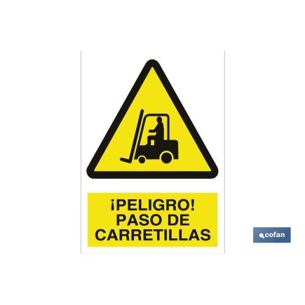 SEÑAL POLIESTIRENO 420X297MM.