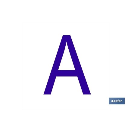 SEÑAL GLASSPACK ADHESIVA 62X62MM.