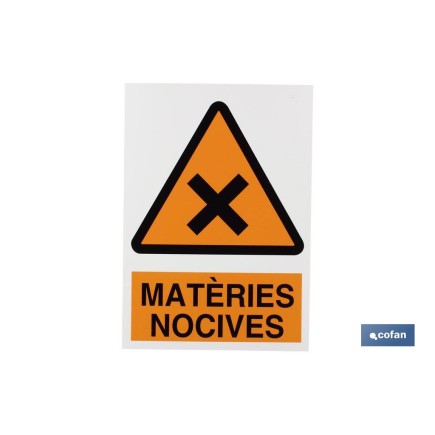 SEÑAL POLIESTIRENO 297X210 MM