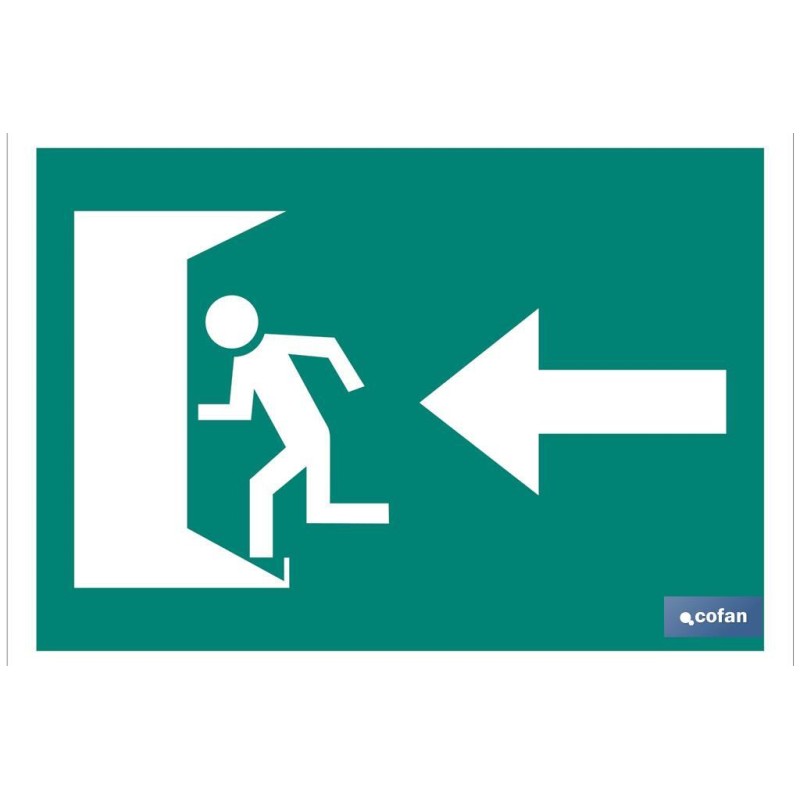 SEÑAL LUMINISCENTE 297X210MM. SEÑAL LUMINISCENTE 297X210MM.