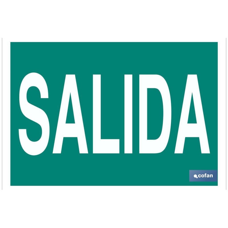 SEÑAL LUMINISCENTE 210X148MM. SEÑAL LUMINISCENTE 210X148MM.