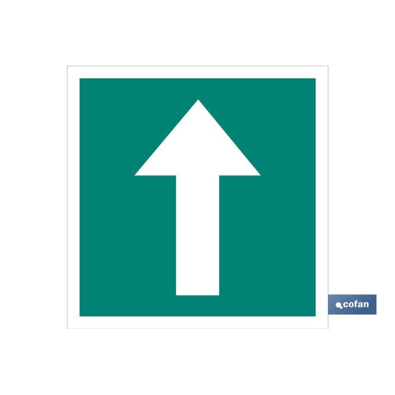 SEÑAL LUMINISCENTE 210X210MM. SEÑAL LUMINISCENTE 210X210MM.