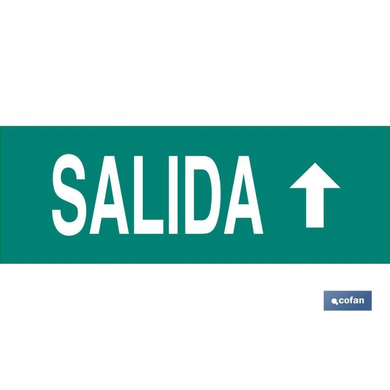 SEÑAL LUMINISCENTE 400X100MM. SEÑAL LUMINISCENTE 400X100MM.