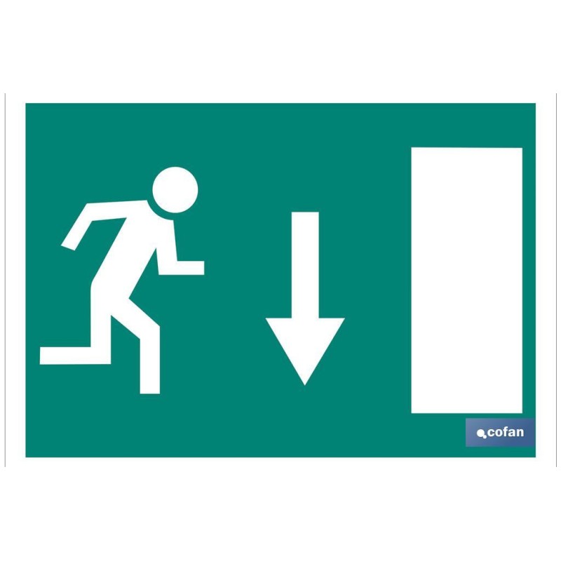 SEÑAL LUMINISCENTE 420X297MM. SEÑAL LUMINISCENTE 420X297MM.